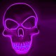 Halloween Skeleton Mask LED Scary EL-Wire Mask Light Up Festival Cosplay Costume Supplies Party Mask