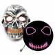 Mask Scary Glow Mask LED Mask for Halloween Mask Party Masks Neon Maske Skeleto Halloween Party Decor