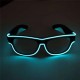 Transparent Lens Glasses Cold Light Luminous LED Luminous Glasses Party Luminous Supplies