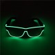 Transparent Lens Glasses Cold Light Luminous LED Luminous Glasses Party Luminous Supplies