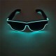 Transparent Lens Glasses Cold Light Luminous LED Luminous Glasses Party Luminous Supplies