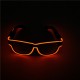 Transparent Lens Glasses Cold Light Luminous LED Luminous Glasses Party Luminous Supplies