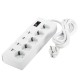 YA-30WS-5AE4U 5 Outlet Power Strip Charger with 4 USB Fast Charging Ports EU Plug