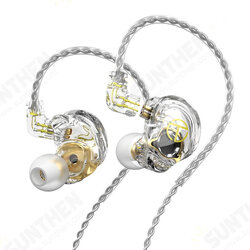 [1BA+1DD] ST2 1DD 1BA HIFI Bass Earbuds In Ear Earphones Monitor Headphones Sport Noise Cancelling Headset for MT1 ST1 CA2 TA1 EDX