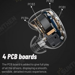 [1DD 2BA]HiFiPods TWS bluetooth 5.2 In-Ear Headphones Sports Running Waterproof QCC Earphones Dual Balanced Armature ANC Active Noise Reduction