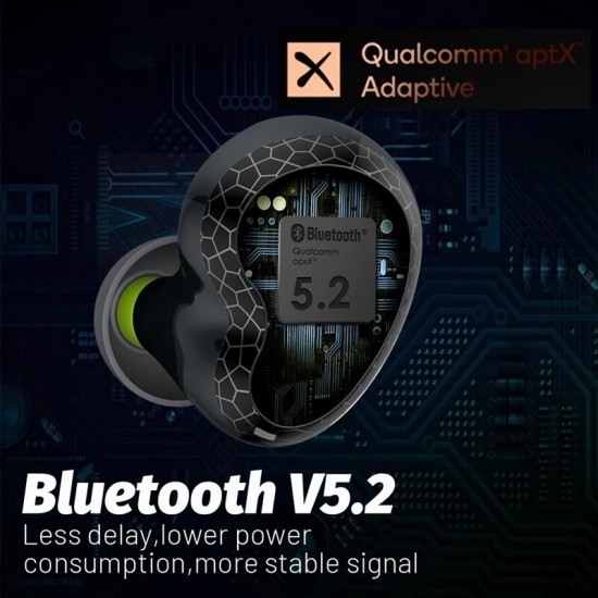 [1DD 2BA]HiFiPods TWS bluetooth 5.2 In-Ear Headphones Sports Running Waterproof QCC Earphones Dual Balanced Armature ANC Active Noise Reduction
