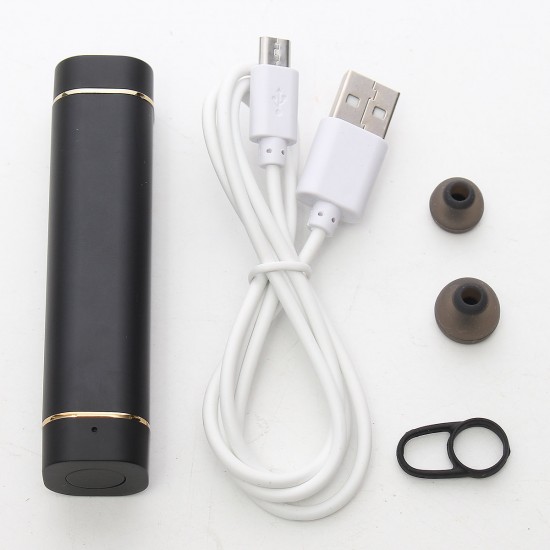 2-in-1 Portable Mini Wireless bluetooth Earphone Headphone With USB Power Bank