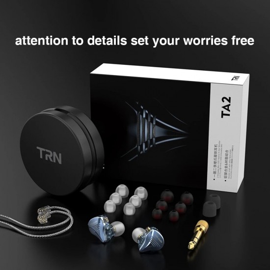 [2BA+1DD]TA2 Earphone Knowles 2BA+1DD Driver HiFi Music Sports Earbuds Headset Detachable Cable 2PIN Cable ZS10 PRO ZSX