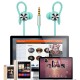 3.5mm Plug In-ear Earphone Heavy Bass Wired Control Headphone HIFI Sport Headset with Mic for iPhone