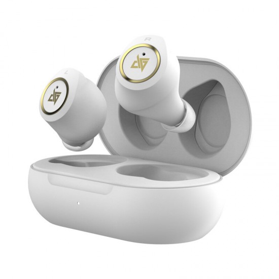 AT200 True Wireless Dual Dynamic bluetooth HIFI Headset Earphone Waterproof Sports In-ear Headphone with Type-C Charging Case