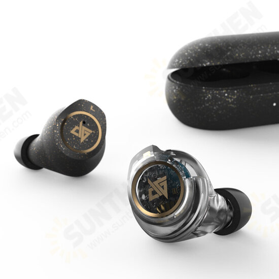 AT200 True Wireless Dual Dynamic bluetooth HIFI Headset Earphone Waterproof Sports In-ear Headphone with Type-C Charging Case AT200 True Wireless Dual Dynamic bluetooth HIFI Headset Earphone Waterproof Sports In-ear Headphone with Type-C Charging Case