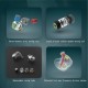 BGVP NS9 In Ear Wired Earphones MMCX Music HIFI Heavy Bass Monitor Headphones Earbuds Detachable Upgrade Cable