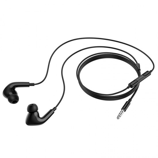 BM30 Pro Earphone 3.5mm Wired Control Earbuds In-ear HiFi Stereo Music Headphone with Mic for iPhone Laptop Computer