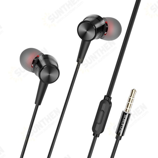 BM52 Wire-controlled Headset Portable In-ear Sports Stereo Hifi Headphones with Mic BM52 Wire-controlled Headset Portable In-ear Sports Stereo Hifi Headphones with Mic