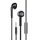 BM55 Wired Earphone 14MM Driver Stereo 3.5MM Ergonomic Comfort Sports Music Half-In-Ear Headphones with Mic