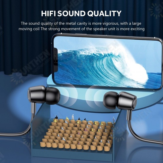 A10 Neckband bluetooth 5.0 Sports Stereo Noise Reduction Headsets 100 Hours Play Long Standby Battery Life Earphones