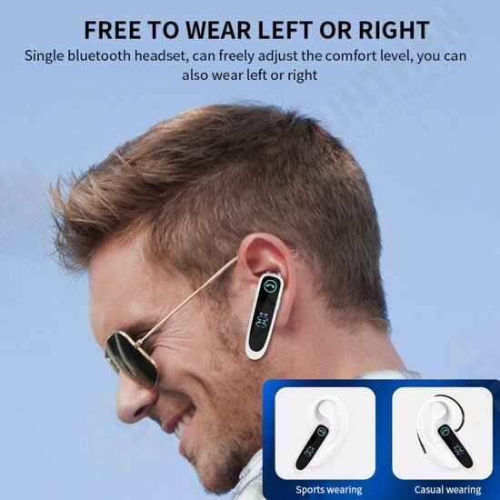 A20 Wireless bluetooth Earphones LED Display Stereo Single Business Ear Hook Headset Handsfree Drive Car Headphone with Mic A20 Wireless bluetooth Earphones LED Display Stereo Single Business Ear Hook Headset Handsfree Drive Car Headphone with Mic