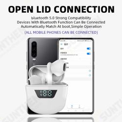 B55 TWS Earphone bluetooth V5.0 Wireless Headphones HIFI Stereo HD Noise Reduction LED Display Smart Touch Sweatproof Sports Music Earbuds with Mic B55 TWS Earphone bluetooth V5.0 Wireless Headphones HIFI Stereo HD Noise Reduction LED Display Smart Touch Sweatproof Sports Music Earbuds with Mic