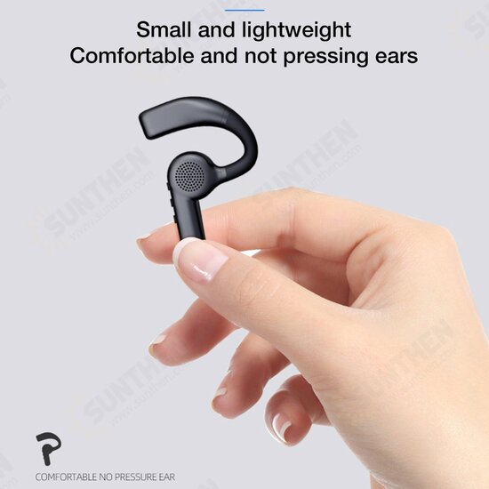 DYY-8 Earhook Wireless bluetooth 5.0 Headphones Bone Conduction Concept Painless Headset Waterproof Hands-free with Mic Single Earphone