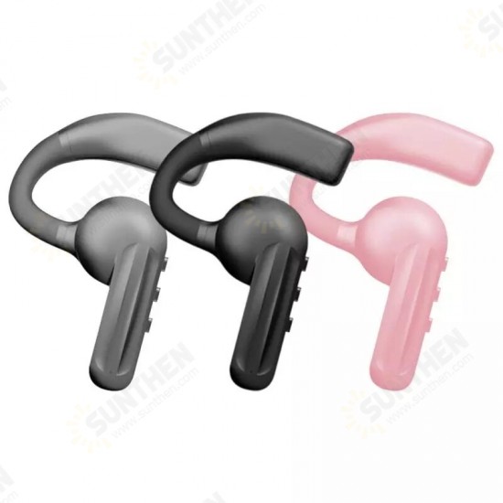 DYY-8 Earhook Wireless bluetooth 5.0 Headphones Bone Conduction Concept Painless Headset Waterproof Hands-free with Mic Single Earphone