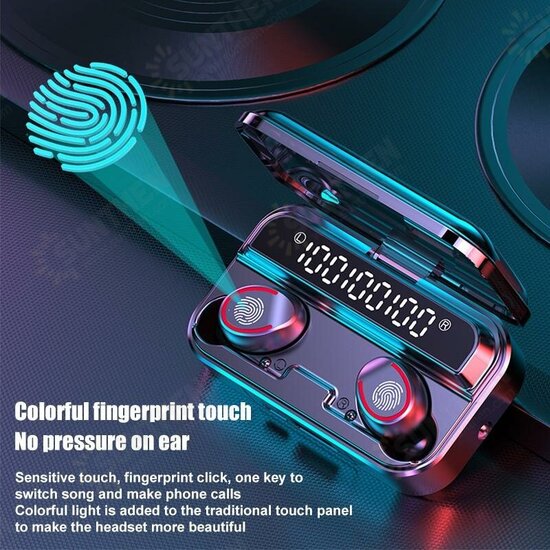 F9-3 bluetooth 5.1 Headset TWS Wireless LED Display Flashlight Waterproof Earphones Mini Earbuds Stereo Sport Headphones F9-3 bluetooth 5.1 Headset TWS Wireless LED Display Flashlight Waterproof Earphones Mini Earbuds Stereo Sport Headphones
