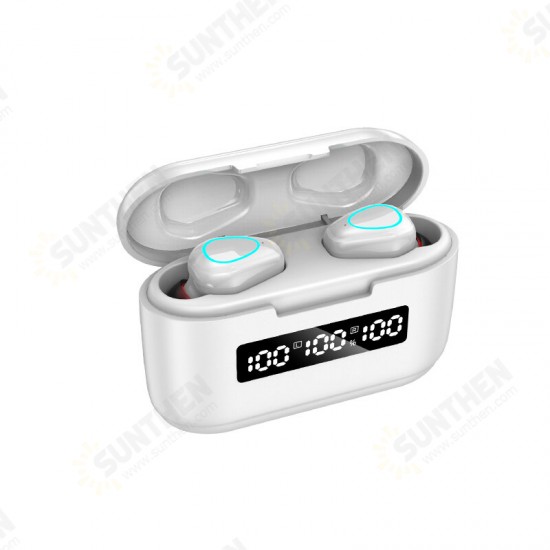 G40 TWS bluetooth 5.1 Earphones Mini Touch Control 9D Hifi Stereo Sports Dual-mic Earbuds With 3500Mah Charging Box