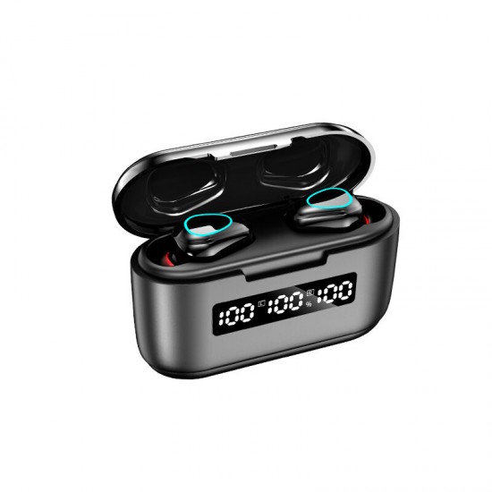G40 TWS bluetooth 5.1 Earphones Mini Touch Control 9D Hifi Stereo Sports Dual-mic Earbuds With 3500Mah Charging Box