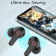 GM18 TWS bluetooth Gaming Earphones Low Latency Headsets HiFi Bass Touch Control Headphones with Mic