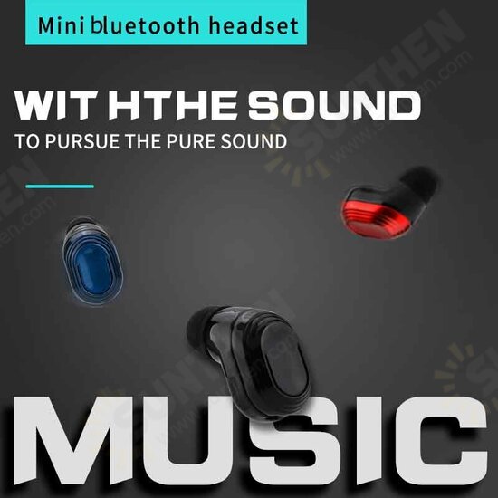 In-ear Earbuds Mini bluetooth 5.1 Earphone Handsfree Touch Control Sport Single Wireless Headset with Mic