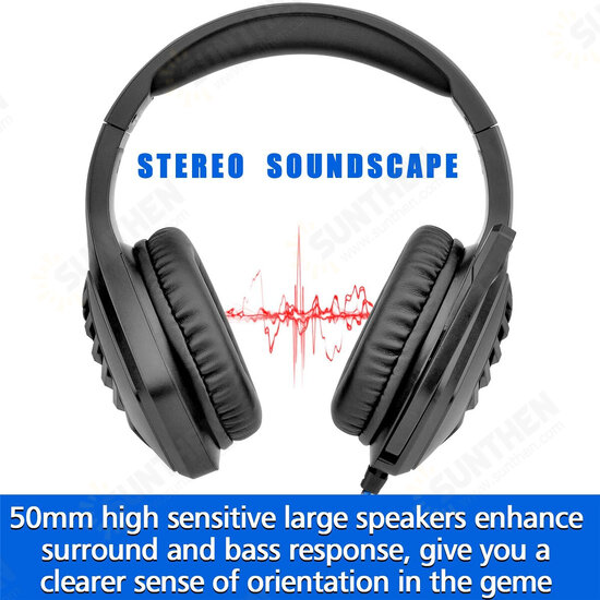 J1 Wired Earphone HIFI Stereo Noise Reduction Dynamic 50mm Speaker Headphones Luminous Adjustable Gaming Headset with Mic J1 Wired Earphone HIFI Stereo Noise Reduction Dynamic 50mm Speaker Headphones Luminous Adjustable Gaming Headset with Mic