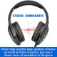 J1 Wired Earphone HIFI Stereo Noise Reduction Dynamic 50mm Speaker Headphones Luminous Adjustable Gaming Headset with Mic
