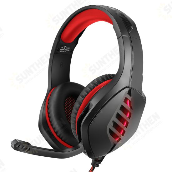 J1 Wired Earphone HIFI Stereo Noise Reduction Dynamic 50mm Speaker Headphones Luminous Adjustable Gaming Headset with Mic J1 Wired Earphone HIFI Stereo Noise Reduction Dynamic 50mm Speaker Headphones Luminous Adjustable Gaming Headset with Mic