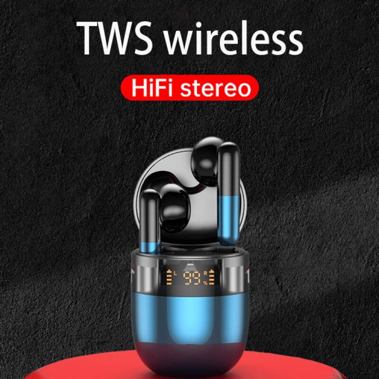 J28 TWS Wireless Headset bluetooth Headphones Noise Cancelling HIFI Stereo Sport Waterproof Earphones With Mic