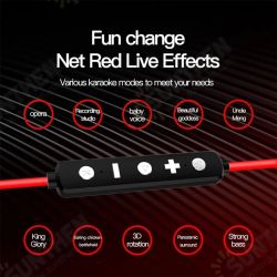 K1 Type-C DSP Sound Card Headset Stereo Sound Wire Control Voice Earphone for Live Broadcast EarPhones SmartChange Six Live Modes K1 Type-C DSP Sound Card Headset Stereo Sound Wire Control Voice Earphone for Live Broadcast EarPhones SmartChange Six Live Modes