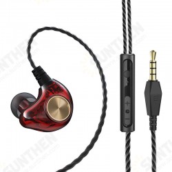 K1 Wired 3.5mm Earphones Transparent In-Ear Earbuds Subwoofer Stereo Bass Earphone Noise Reduction Sport Headset with Microphone K1 Wired 3.5mm Earphones Transparent In-Ear Earbuds Subwoofer Stereo Bass Earphone Noise Reduction Sport Headset with Microphone