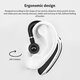 K20 Single Earhook Earphone Wireless bluetooth 5.0 Noise Reduction Stereo Business Call Earbuds Single Ear Waterproof Sport Headset