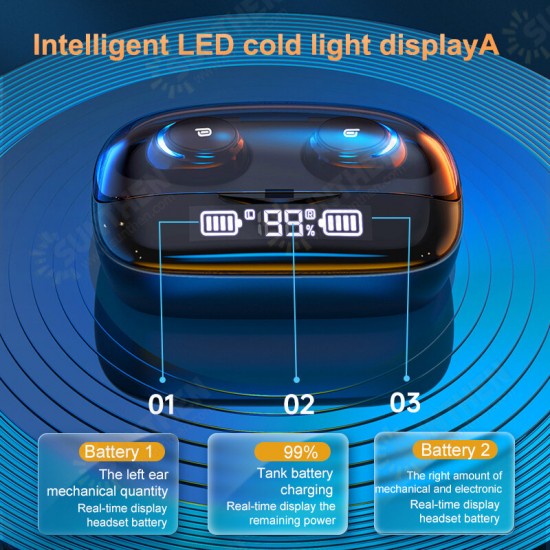 M-U8 TWS Earphone Wireless bluetooth 5.0 Headset Stereo Bass CVC8.0 Noise Reduction Headphones LED Display Smart Touch M-U8 TWS Earphone Wireless bluetooth 5.0 Headset Stereo Bass CVC8.0 Noise Reduction Headphones LED Display Smart Touch