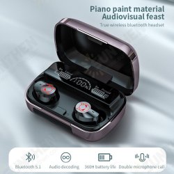 M23 TWS bluetooth Headset 5.1 Earphone LED Power Display Low Latency Long Lasting Life Headphone with Mic M23 TWS bluetooth Headset 5.1 Earphone LED Power Display Low Latency Long Lasting Life Headphone with Mic
