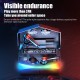 M28 TWS Gaming Earbuds bluetooth 5.1 In Ear Headphones TWS Stereo Earphones with Mic 2000mAh RGB Charging Case