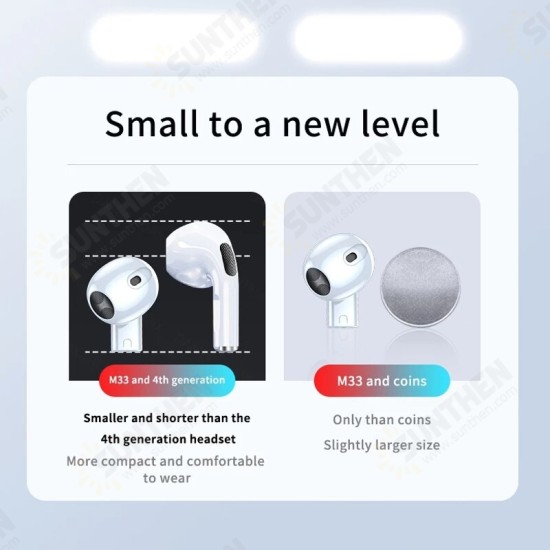 M33 TWS bluetooth 5.1 Wireless Earphone Bass 3D Stereo Music Gaming Headset with LED Display Charging Case M33 TWS bluetooth 5.1 Wireless Earphone Bass 3D Stereo Music Gaming Headset with LED Display Charging Case