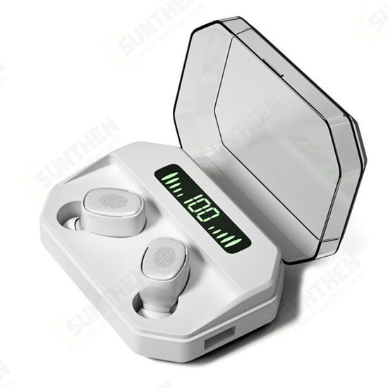 M8 9D HiFi bluetooth 5.0 Headphone CVC8.0 Wireless TWS Bass Headset Waterproof Dual Earphones with Charging Box M8 9D HiFi bluetooth 5.0 Headphone CVC8.0 Wireless TWS Bass Headset Waterproof Dual Earphones with Charging Box