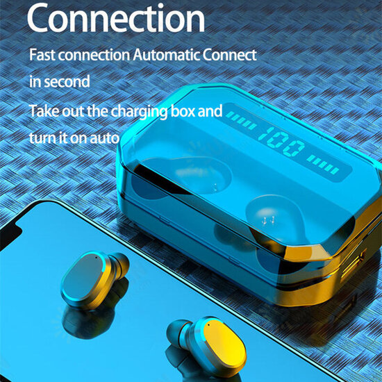 M8 9D HiFi bluetooth 5.0 Headphone CVC8.0 Wireless TWS Bass Headset Waterproof Dual Earphones with Charging Box M8 9D HiFi bluetooth 5.0 Headphone CVC8.0 Wireless TWS Bass Headset Waterproof Dual Earphones with Charging Box