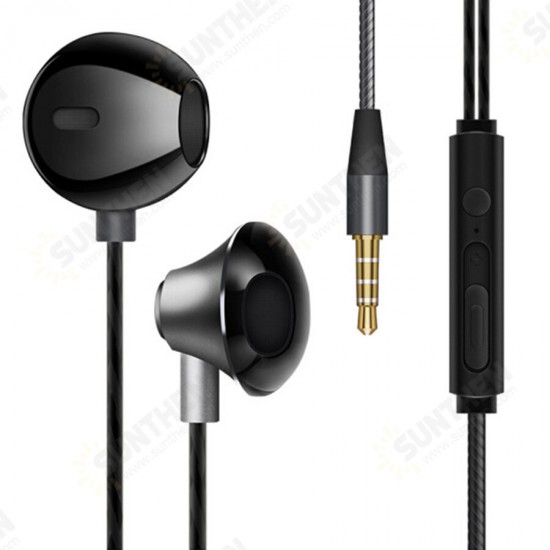 M9 Metal Bass Earphones Comfortable In-Ear Noise Cancelling Earbuds 3.5mm with Microphone Hi-Res Audio Half In-Ear Earphone M9 Metal Bass Earphones Comfortable In-Ear Noise Cancelling Earbuds 3.5mm with Microphone Hi-Res Audio Half In-Ear Earphone