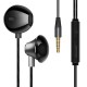 M9 Metal Bass Earphones Comfortable In-Ear Noise Cancelling Earbuds 3.5mm with Microphone Hi-Res Audio Half In-Ear Earphone M9 Metal Bass Earphones Comfortable In-Ear Noise Cancelling Earbuds 3.5mm with Microphone Hi-Res Audio Half In-Ear Earphone