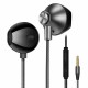 M9 Metal Bass Earphones Comfortable In-Ear Noise Cancelling Earbuds 3.5mm with Microphone Hi-Res Audio Half In-Ear Earphone M9 Metal Bass Earphones Comfortable In-Ear Noise Cancelling Earbuds 3.5mm with Microphone Hi-Res Audio Half In-Ear Earphone