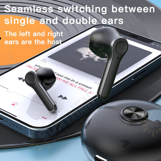 ME-62 TWS bluetooth 5.2 Headsets Transparent Low Latency Wireless Gaming Headphones Noise Reduction In Ear Earbuds with Mic ME-62 TWS bluetooth 5.2 Headsets Transparent Low Latency Wireless Gaming Headphones Noise Reduction In Ear Earbuds with Mic