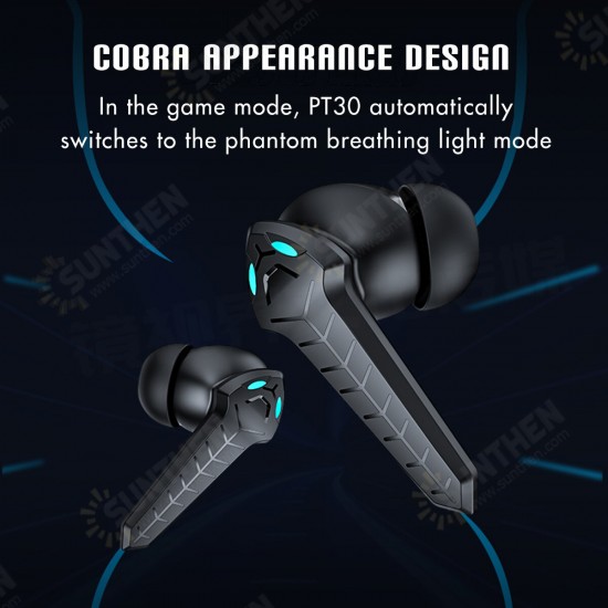 P36 TWS 5.2 bluetooth Earphone Compatible Low Latency 9D Stereo Gaming Headset With Mic