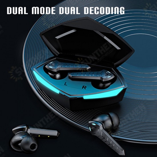 P36 TWS 5.2 bluetooth Earphone Compatible Low Latency 9D Stereo Gaming Headset With Mic