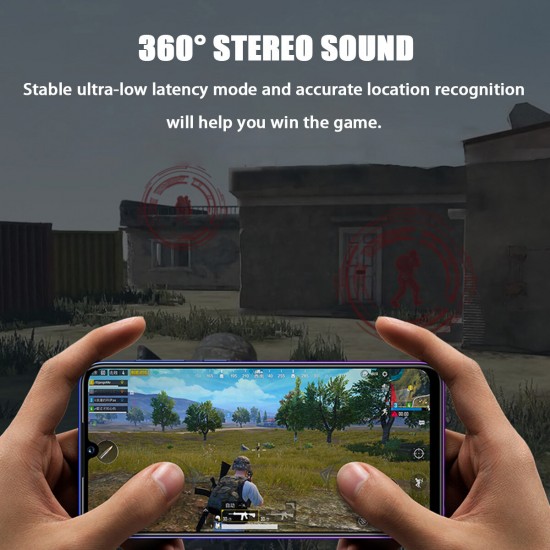 P36 bluetooth Gaming Earbuds Headsets Low Latency Wireless Headset with 3000mAh Charging Box