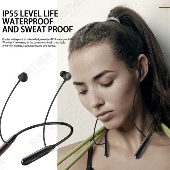 Q1 bluetooth Neckband Headphones Bass Stereo Wireless Earbuds Earphone Ear Buds Waterproof Sport Headset CVC Noise Cancelling with Mic